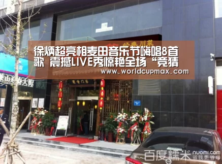 徐炳超亮相麦田音乐节嗨唱8首歌 震撼LIVE秀惊艳全场“竞猜世界杯”(图1) 竞猜世界杯